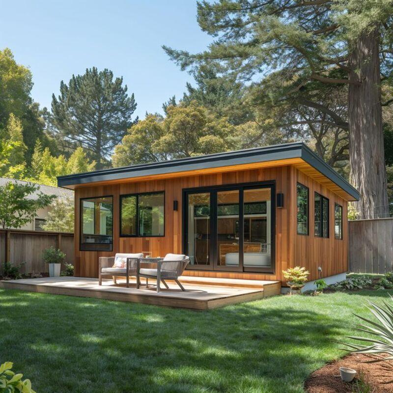 Nhà lắp ghép 500 triệu phong cách Bắc Âu nổi bật với thiết kế tối giản, tinh tế và sang trọng