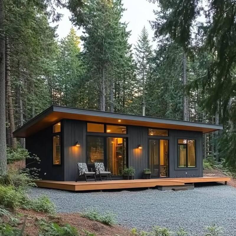 Nhà lắp ghép 500 triệu phong cách Bắc Âu mang đến không gian sống nhẹ nhàng, hiện đại