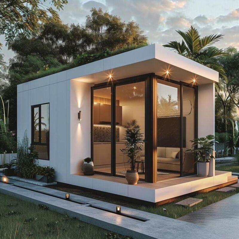 Độ vững chắc của nhà lắp ghép 500 triệu được đảm bảo nhờ khung thép chịu lực cao và vật liệu xây dựng chất lượng