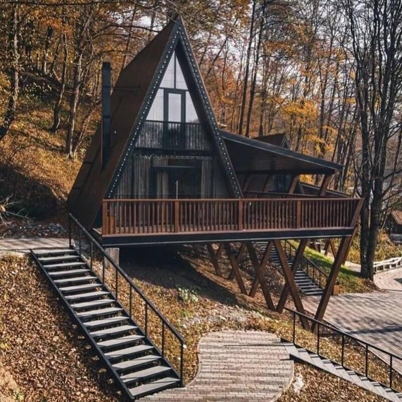 Nhà lắp ghép tam giác 500 triệu không chỉ tiết kiệm chi phí mà còn thể hiện cá tính riêng của gia chủ