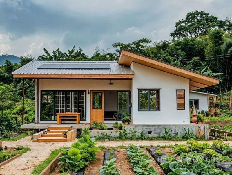 Nhà vườn lắp ghép 500 triệu có sân vườn mang đến không gian sống gần gũi với thiên nhiên