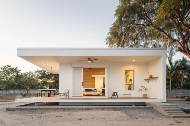 Nhà lắp ghép 500 triệu 1 tầng đơn giản đang trở thành xu hướng lựa chọn của nhiều gia đình trẻ hiện nay