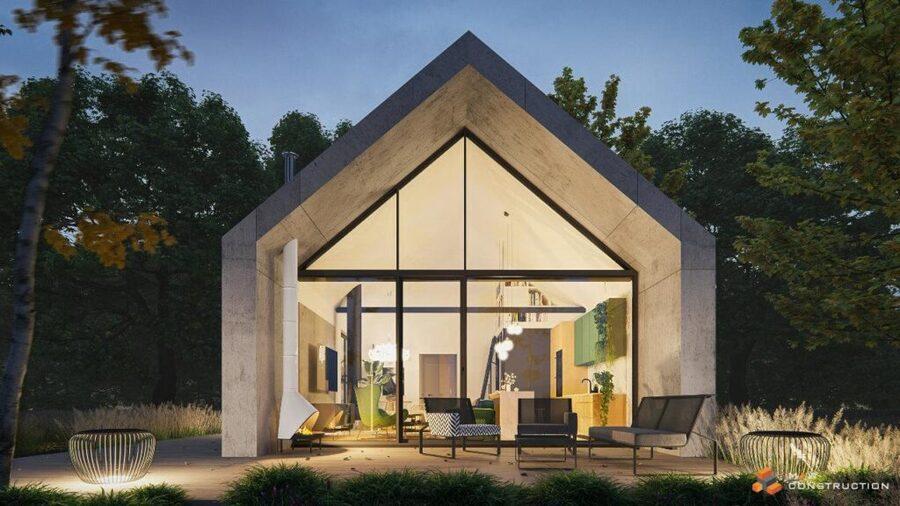 Nhà lắp ghép bằng bê tông siêu nhẹ tạo không gian sống thoáng mát, tiết kiệm điện năng