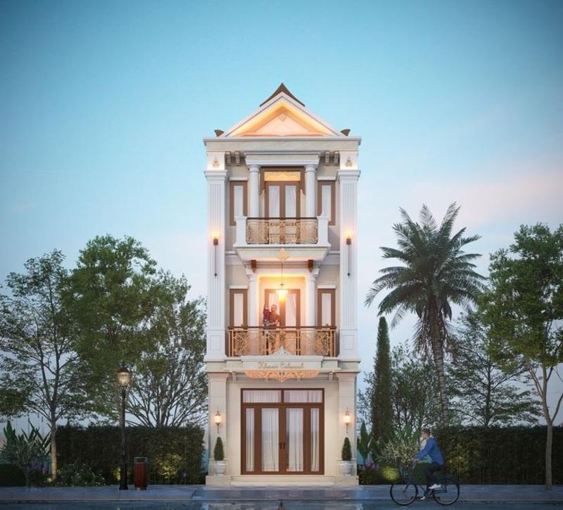 Khi xây dựng nhà ống tân cổ điển 3 tầng nên lưu ý chọn vật liệu bền chắc để đảm bảo độ bền vững cho công trình