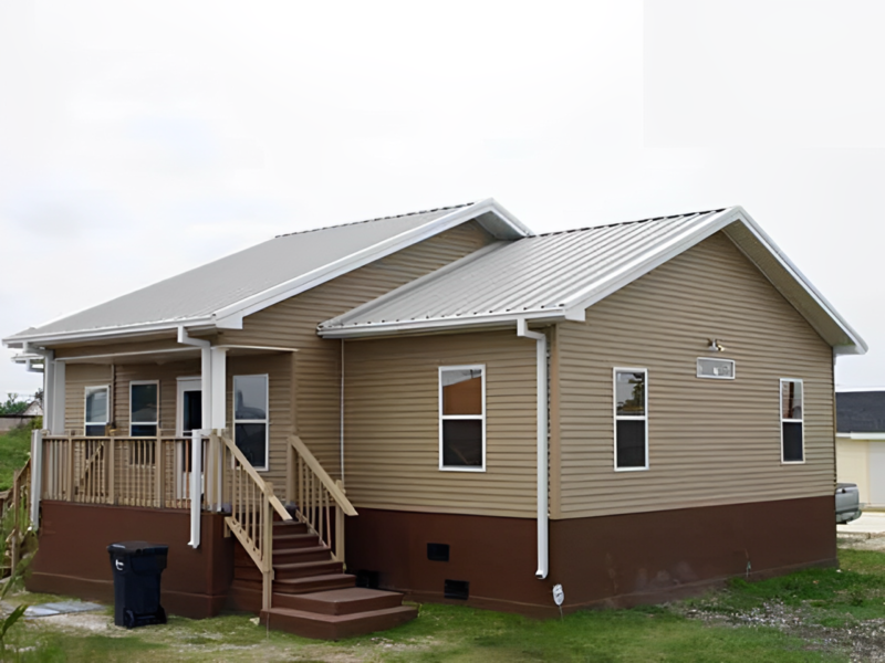 Nhà tiền chế 2 mái đôi đẹp đang được nhiều gia đình yêu thích nhờ chi phí hợp lý, thi công nhanh chóng