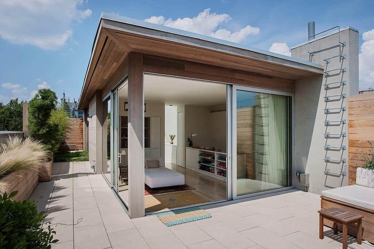 Mẫu nhà tiền chế 2 phòng ngủ đẹp mắt, tiết kiệm chi phí