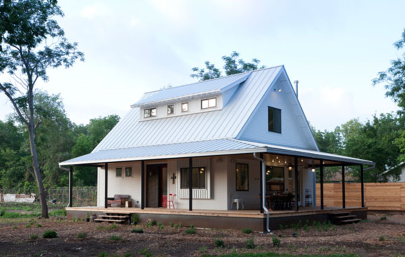 Mẫu nhà thép tiền chế 2 phòng ngủ mái Thái đẹp, dễ dàng thi công 