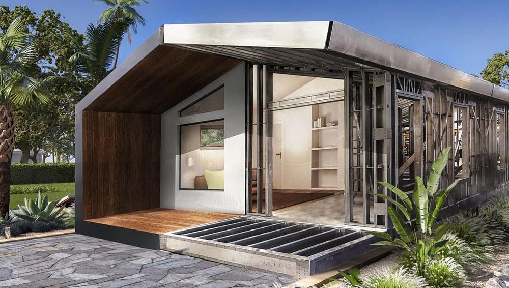 Mẫu nhà tiền chế 200 triệu phong cách tối giản, đầy đủ tiện nghi