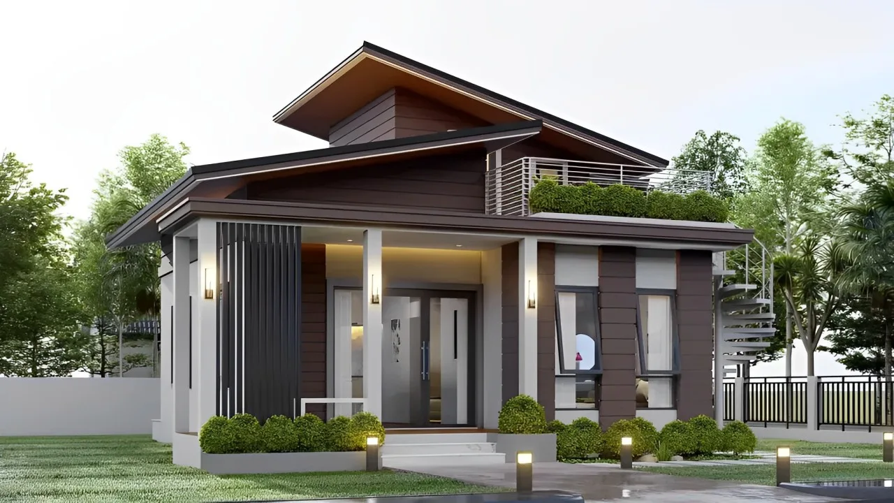 Mẫu nhà tiền chế 500 triệu nhỏ gọn, tiện ích, phù hợp gia đình trẻ