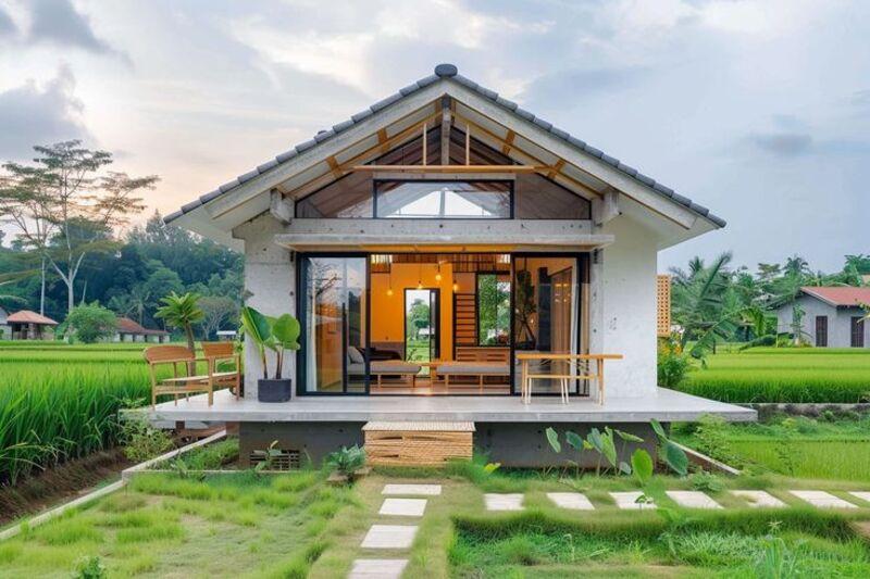 Mẫu nhà tiền chế cấp 4 mái Thái phù hợp với nhiều phong cách và kiến trúc khác nhau