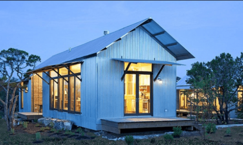 Mẫu nhà tiền chế cấp 4 mái tôn là lựa chọn phổ biến cho những gia đình ở vùng nông thôn