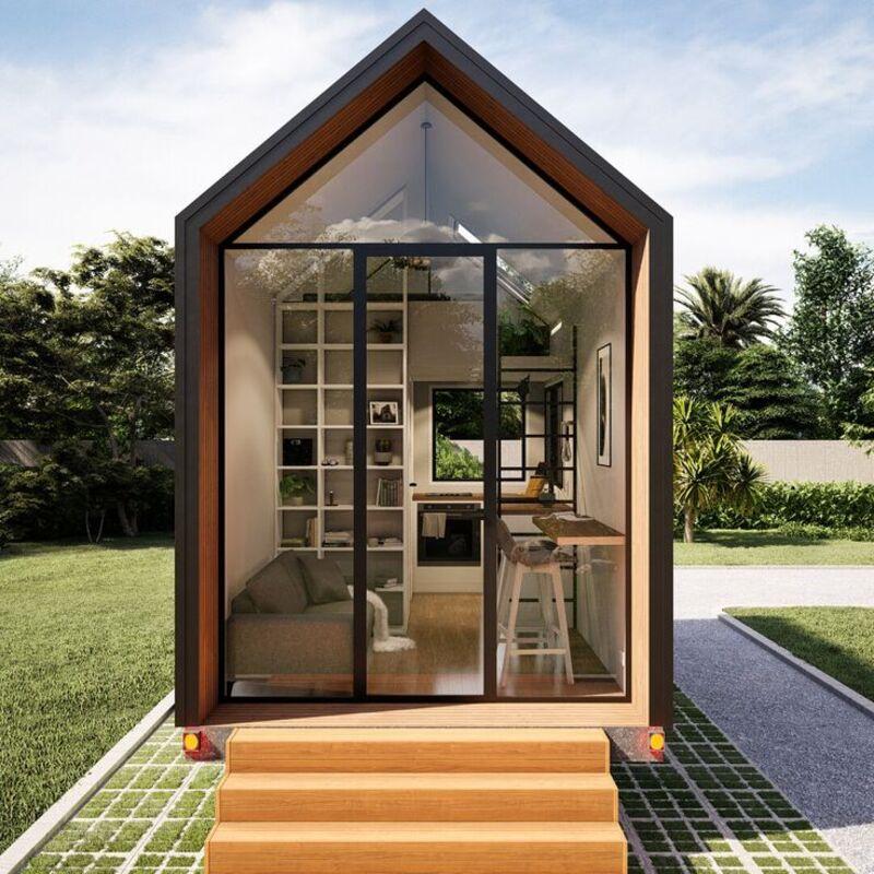 Mẫu nhà gác lửng tiền chế hiện đại, tối ưu diện tích sử dụng