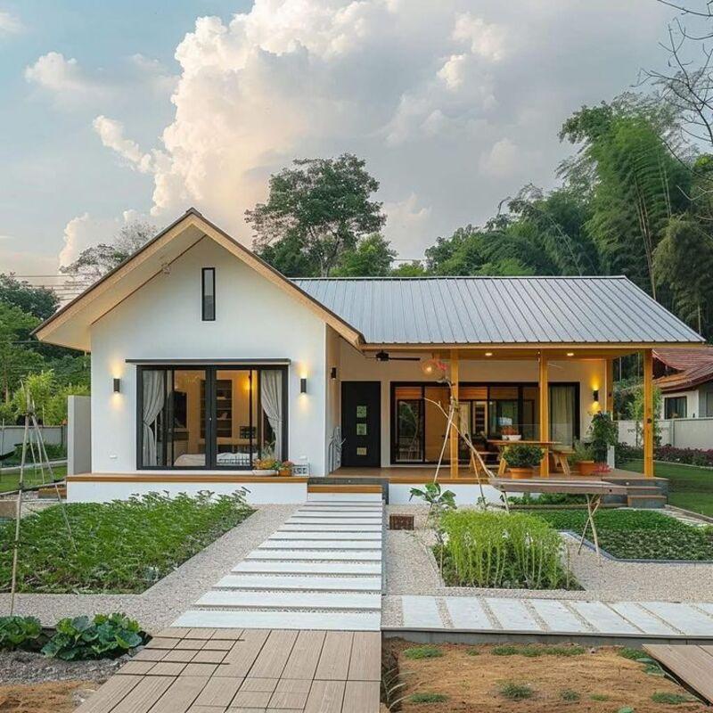 Nhà tiền chế cấp 4 với ưu điểm thi công nhanh, dễ dàng di dời