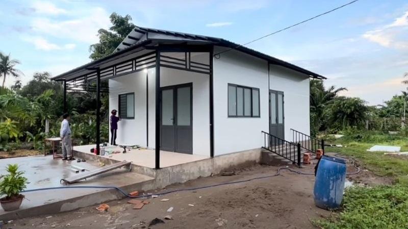 Mẫu nhà tiền chế cấp 4 giá 50 triệu được ưa chuộng tại khu vực nông thôn