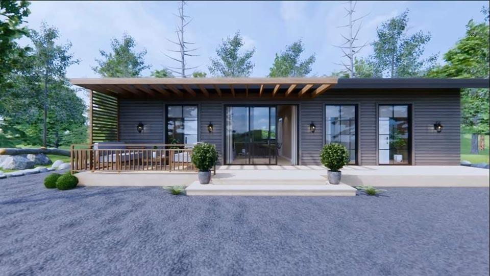 Mẫu xây nhà tiền chế cấp 4 đẹp mắt, bền vững theo thời gian