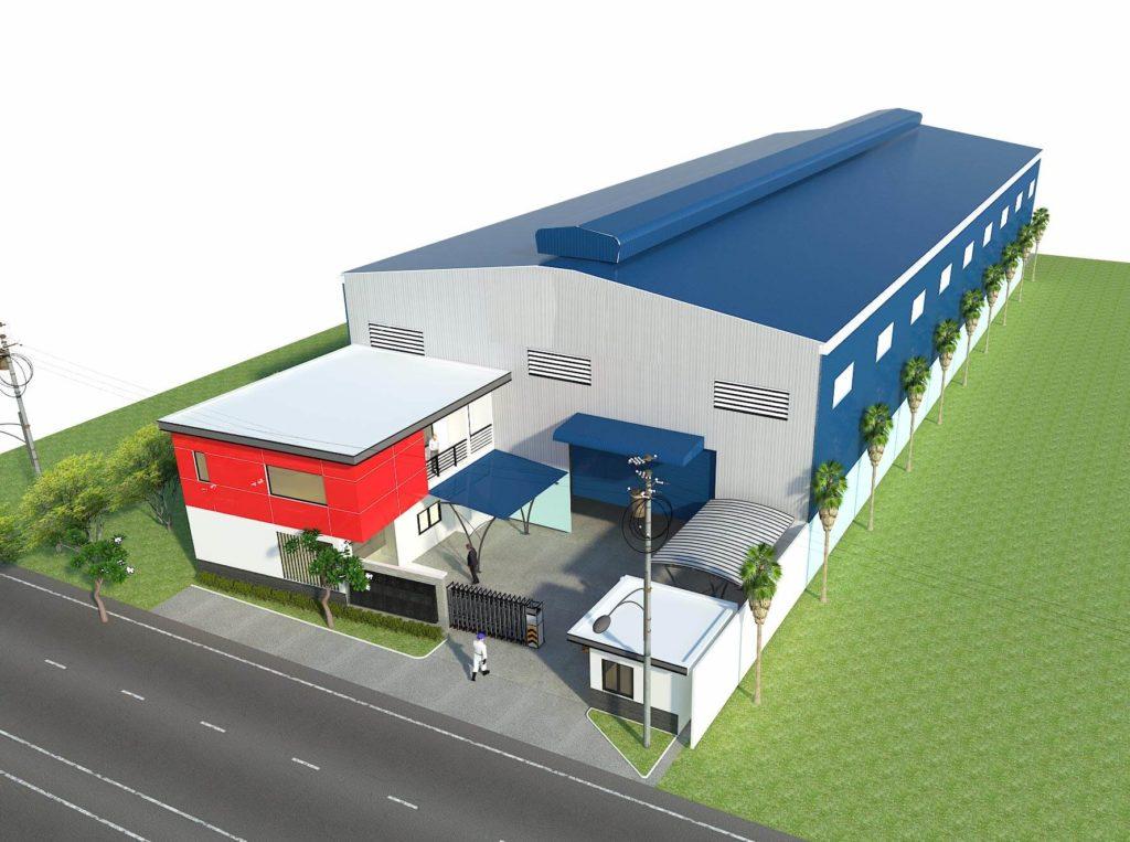 Mẫu nhà xưởng tiền chế công nghiệp, tiện nghi, thiết kế khoa học