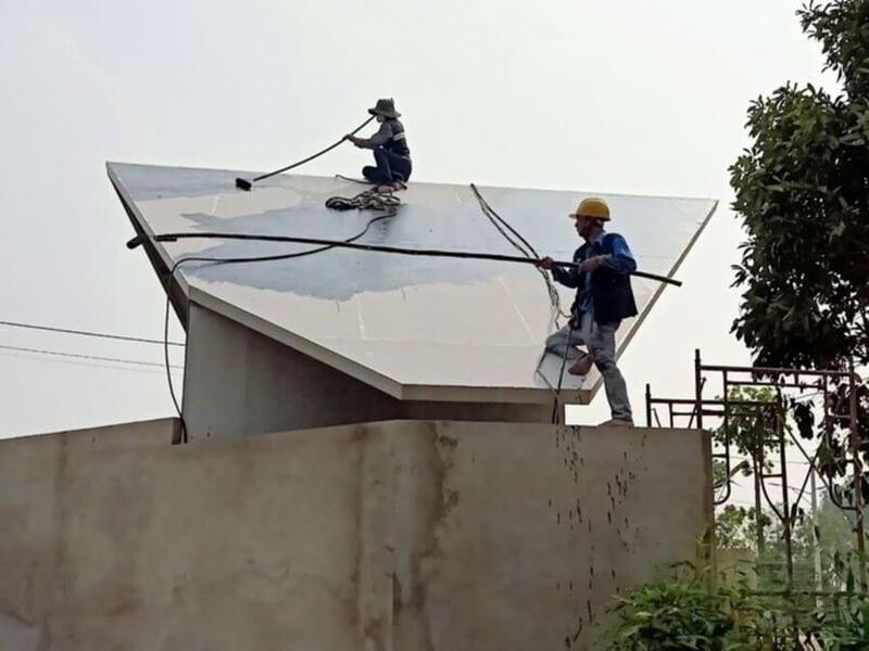 Lót mái chống nóng bằng tấm xi măng siêu nhẹ DURAflex Low Carbon