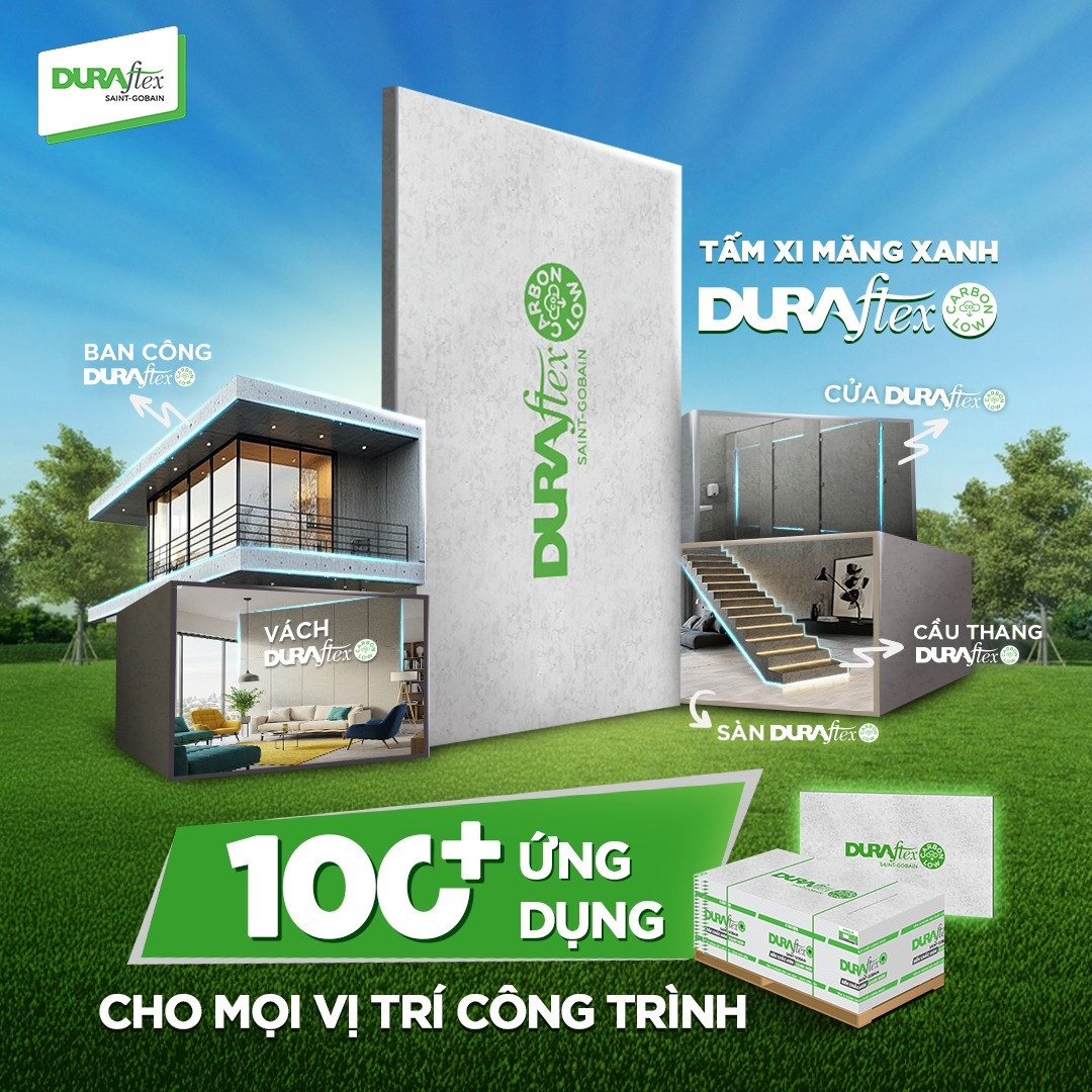 Vật liệu xây nhà tiền chế bền đẹp, chất lượng hiện nay từ tấm xi măng DURAflex