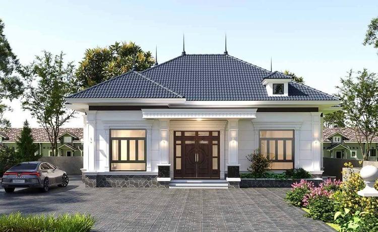 Mẫu nhà mái Nhật 1 tầng đẹp, được ưa chuộng nhất hiện nay