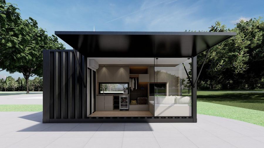 Sự linh hoạt của việc điều chỉnh kích thước nhà container trong thiết kế