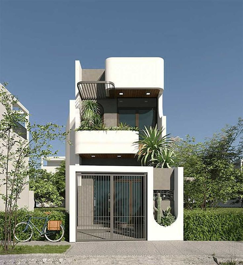 Nguyên tắc điểm nhấn khi xây nhà giúp tạo nên sự thu hút và khác biệt cho tổng thể kiến trúc