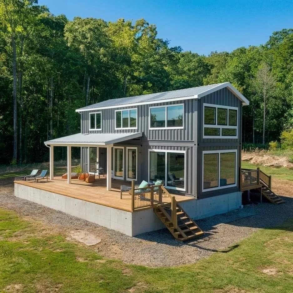 Mẫu nhà lắp ghép 50 triệu 2 phòng ngủ tiện lợi, phù hợp cho các gia đình nhỏ