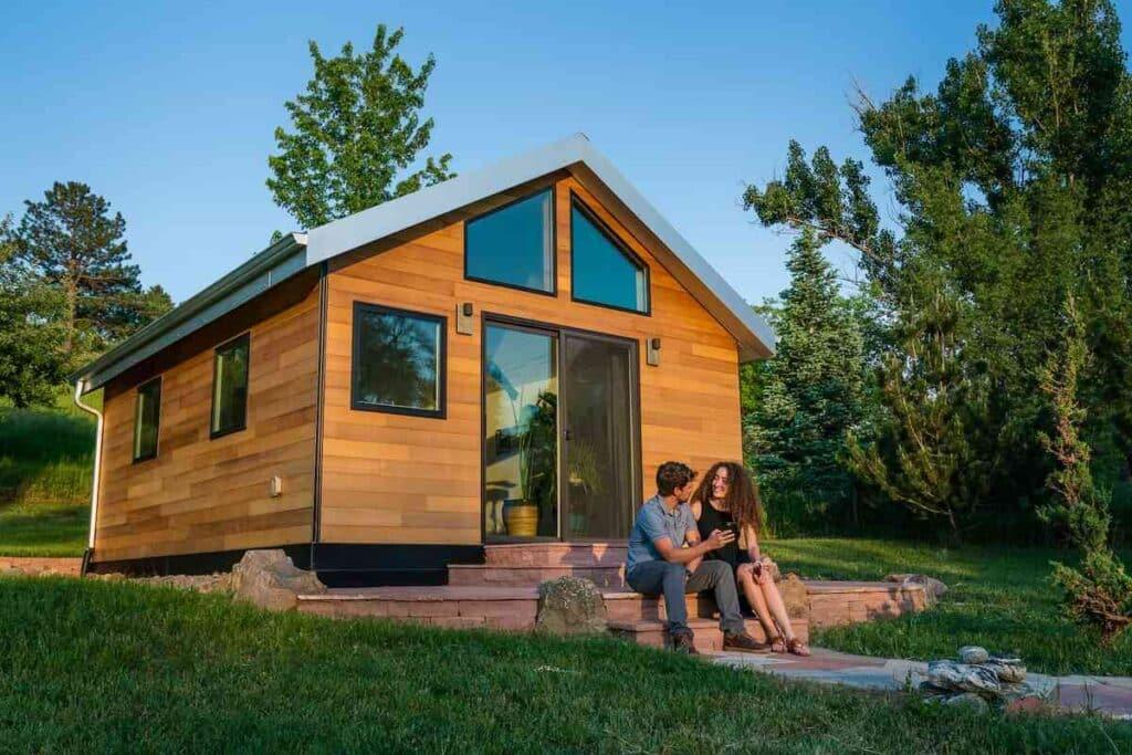 Mẫu nhà lắp ghép di động 50 triệu đẹp, hài hoà với thiên nhiên