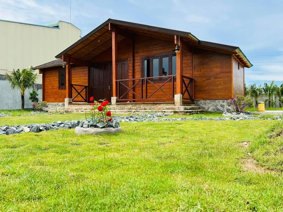 Mẫu nhà gỗ lắp ghép tinh tế, ấm cúng và gần gũi thiên nhiên