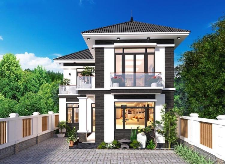 Tính toán đến tỷ lệ mái Nhật sao cho cân đối, phù hợp với kiến trúc tổng thể