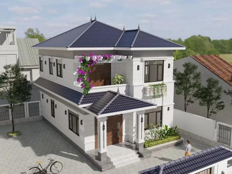 Lưu ý chọn vật liệu xây dựng chất lượng cho nhà mái Nhật 2 tầng