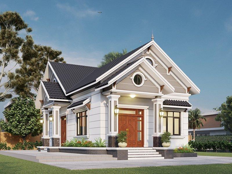 Mẫu nhà mái Thái ở nông thôn hiện đại, mát mẻ và tiết kiệm chi phí 