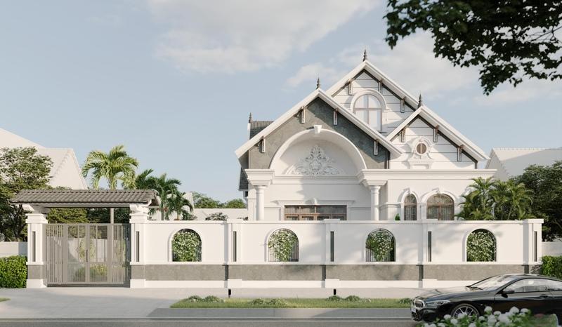 Mẫu nhà mái Thái hiện đại, sang trọng, thoáng đãng