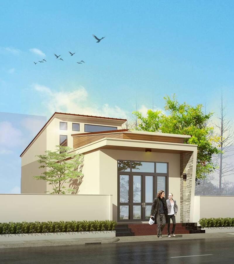 Mẫu nhà ống cấp 4 mái tôn đẹp có gác lửng phù hợp với những mảnh đất hẹp