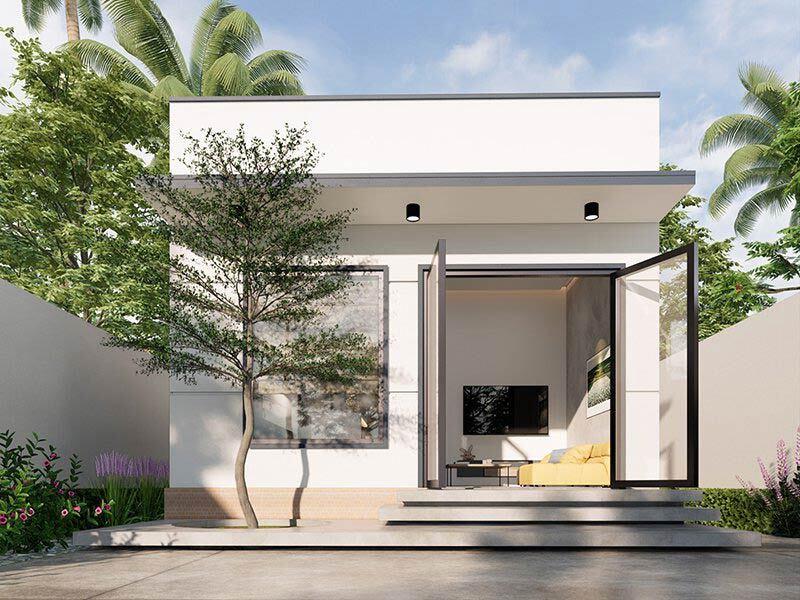 Mẫu nhà ống cấp 4 3 phòng ngủ diện tích 100m2 đảm bảo công năng sử dụng