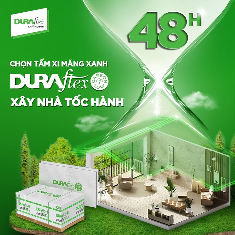 Tấm cemboard 4mm có ưu điểm lắp đặt nhanh chóng, tối ưu chi phí nhân công