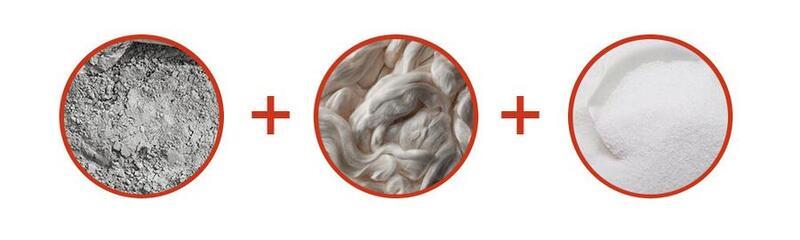 Tấm cemboard được làm từ xi măng, cát và sợi cellulose