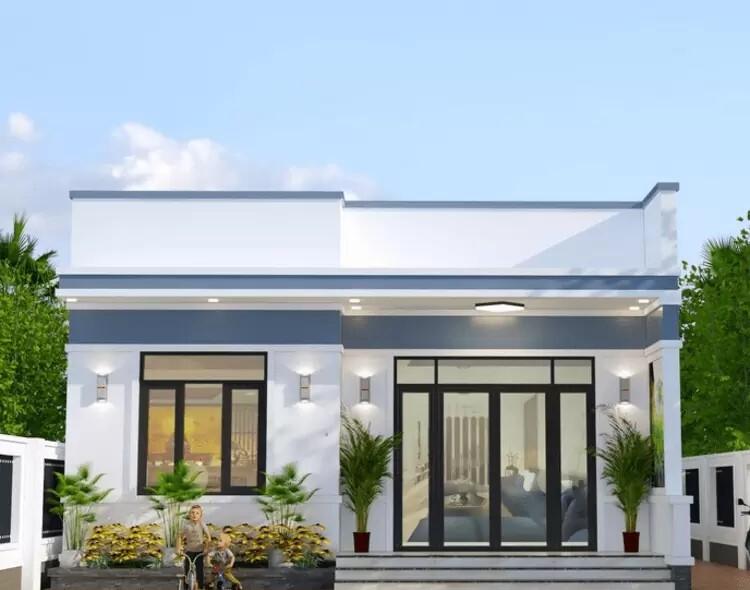 Mẫu nhà cấp 4 mái bằng 500 triệu ở nông thôn là lựa chọn thông minh