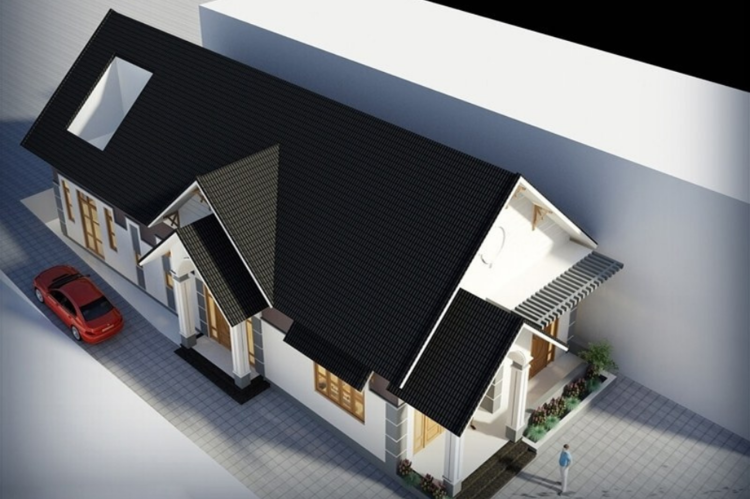 Chọn phong cách kiến trúc nhà cấp 4 3 phòng ngủ 100m2 phù hợp với mong muốn