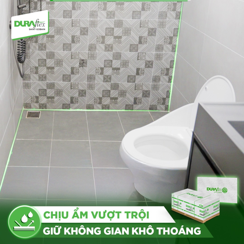 Tấm cemboard 12mm có thể chịu nước và chống mối mọt tốt