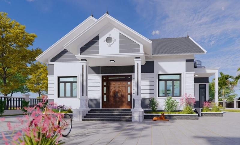 Đặc điểm của mẫu nhà cấp 4 mái Thái 8x12m