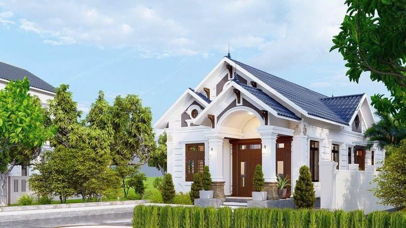 Mẫu nhà cấp 4 mái Thái 8x12m 3 phòng ngủ sang trọng, công năng hợp lý