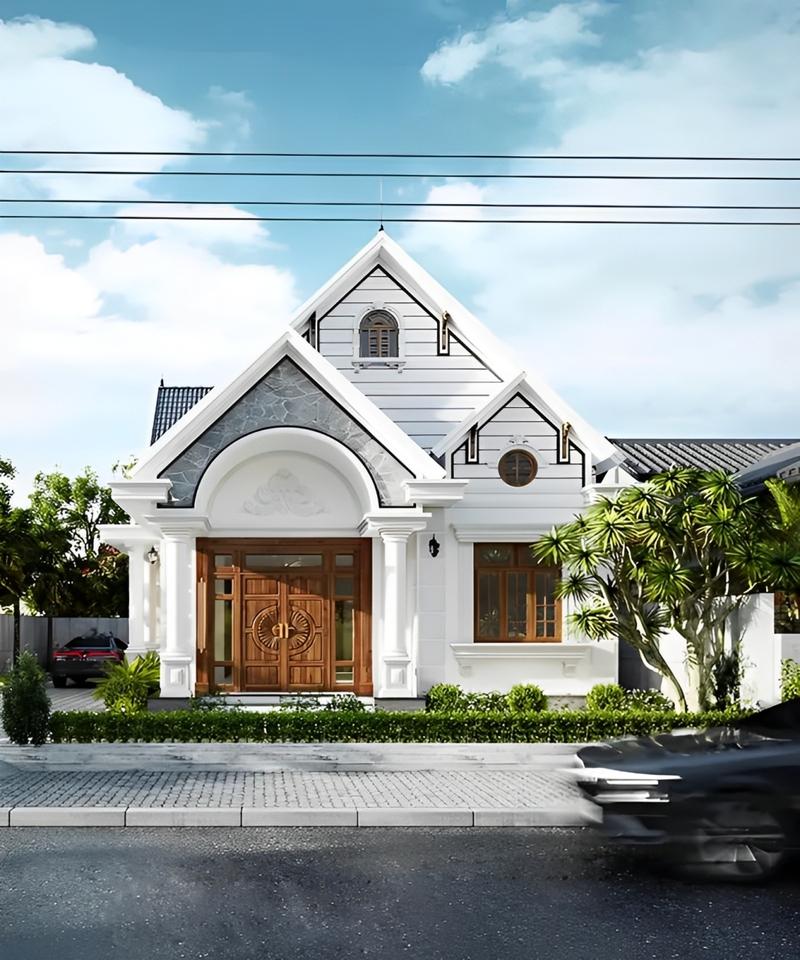 Chi phí xây mẫu nhà cấp 4 mái Thái 8x12m phụ thuộc vào nhiều yếu tố