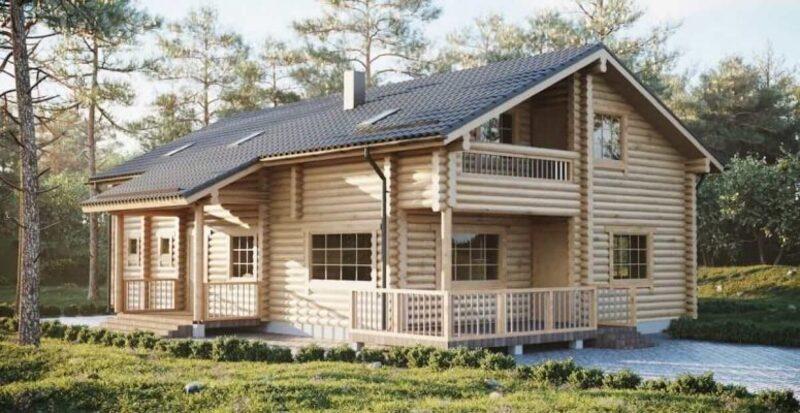 Mẫu nhà gỗ cấp 4 hiện đại kết hợp truyền thống và sự tiện nghi