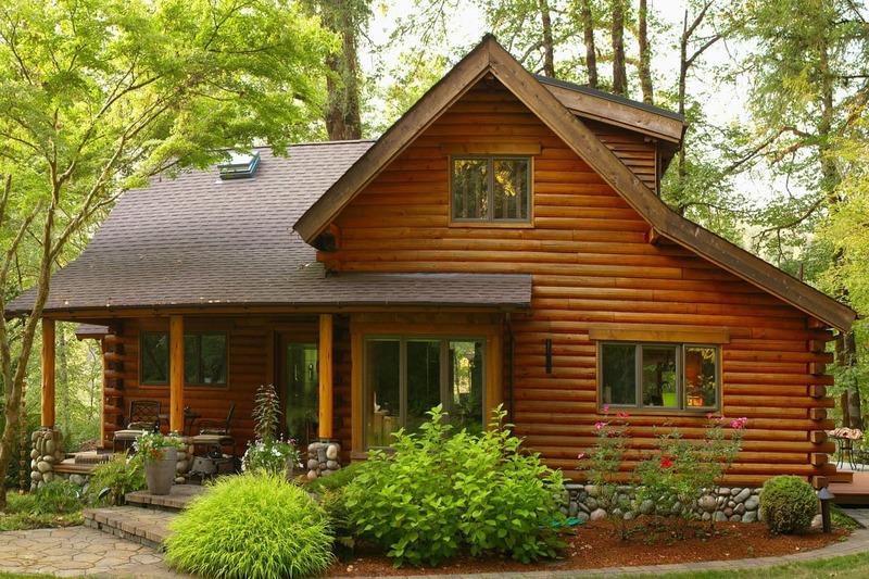 Mẫu nhà gỗ cấp 4 nông thôn đơn giản, thiết kế gần gũi với thiên nhiên