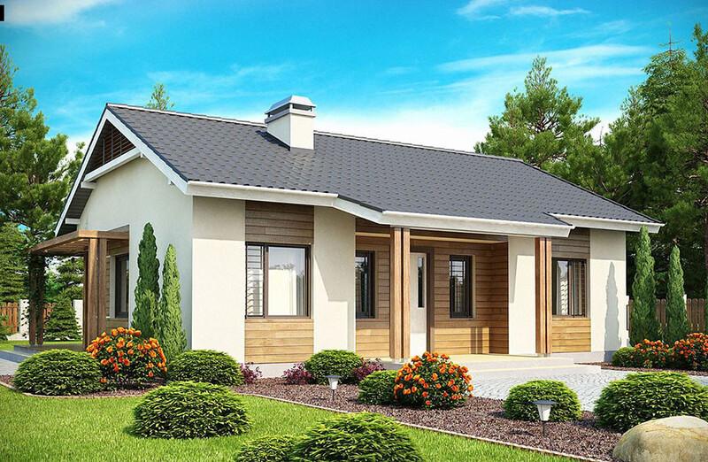 Mẫu nhà cấp 3 phong cách truyền thống kiểu dáng nhỏ gọn, tiết kiệm