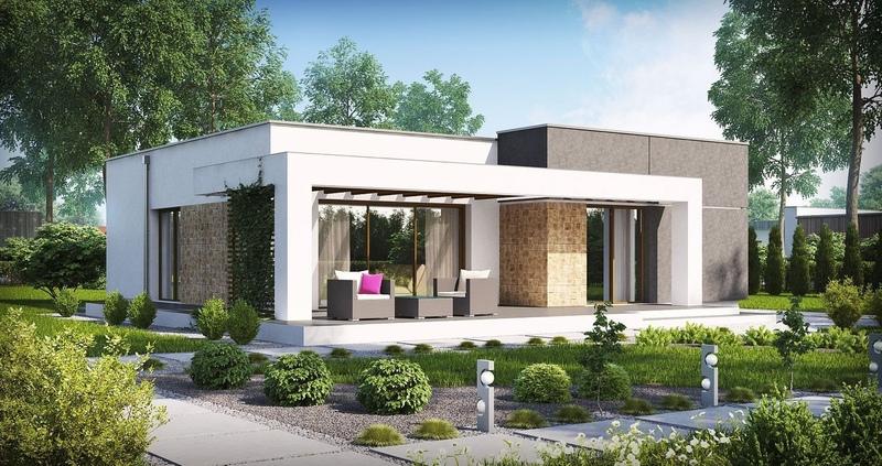 Nhà cấp 4 2 phòng ngủ, 1 phòng khách, 1 phòng bếp mang phong cách thanh lịch, gần gũi