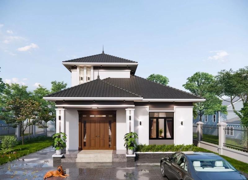 Mẫu nhà cấp 4 giá 500 triệu mái Nhật đẹp, tinh tế, tiết kiệm chi phí ở nông thôn