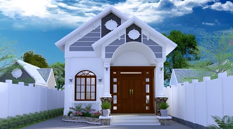 Mẫu nhà cấp 4 mái Thái 5×20 giá 200 triệu với công năng đầy đủ, thẩm mỹ cao