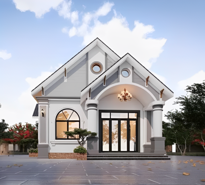 Lựa chọn vật liệu xây dựng nhà cấp 4 mái thái 5x20 hiện đại, chất lượng