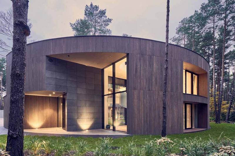 Mẫu nhà gỗ tròn đẹp, độc đáo, ấn tượng